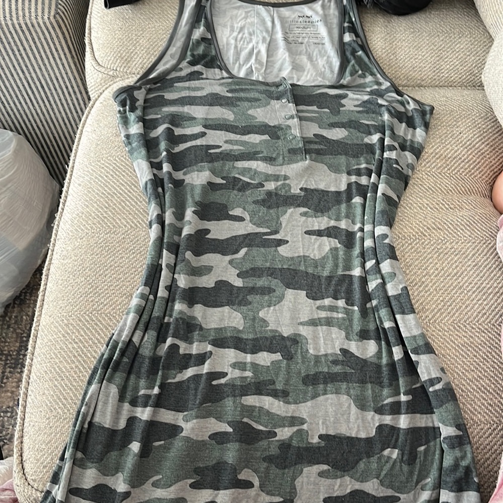 Little sleepies camo dress